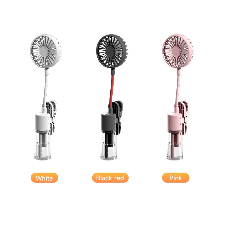 Portable Outdoor Spray and Clip on Fans Desktop Handheld Fans